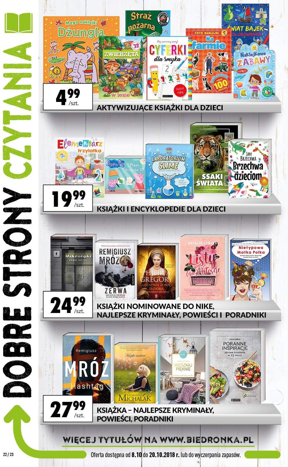 Biedronka, oferta tytułowa, nominowanido NIKE 